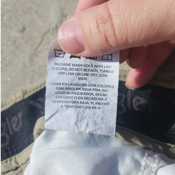 Wrangler Men's Khaki Outdoor Shorts 48x9 Flat Front Stretch Hiking Casual Preppy - Picture 9 of 9